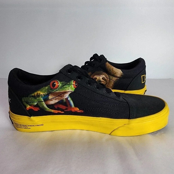 Vans x National Geographic Old Skool Size Mens 4 Womens 6 Sneakers - Picture 8 of 11